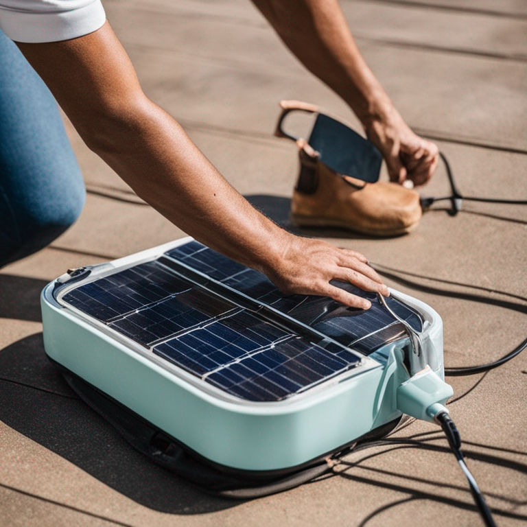 Manutenção de um ionizador solar para piscina