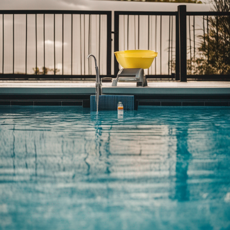 Testing pool water