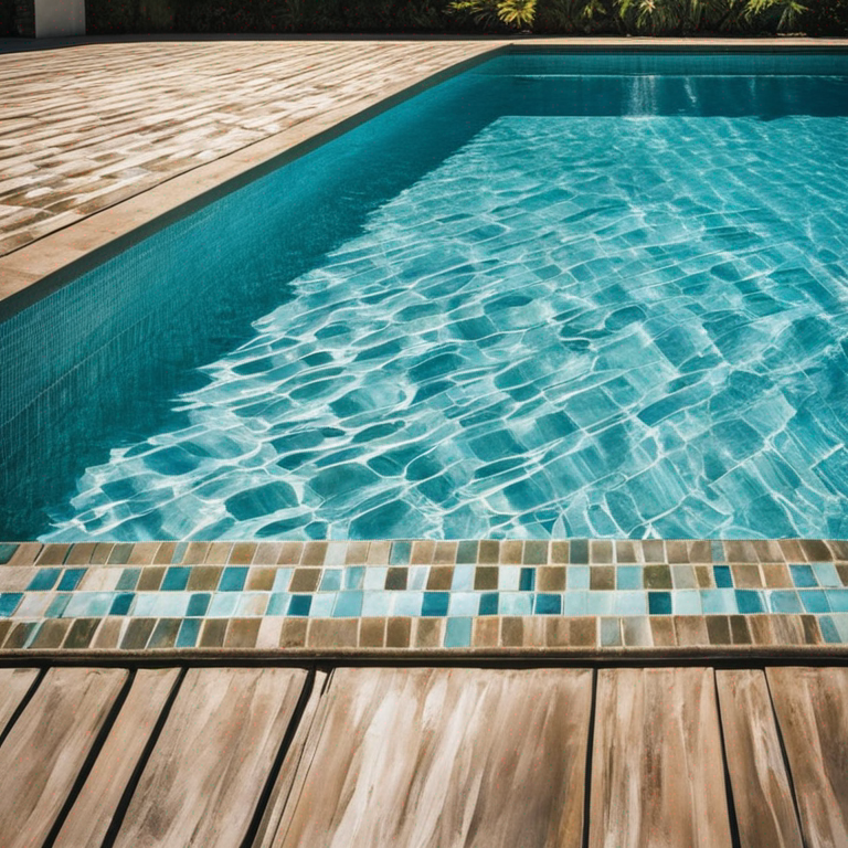 Pool with crystal clear water